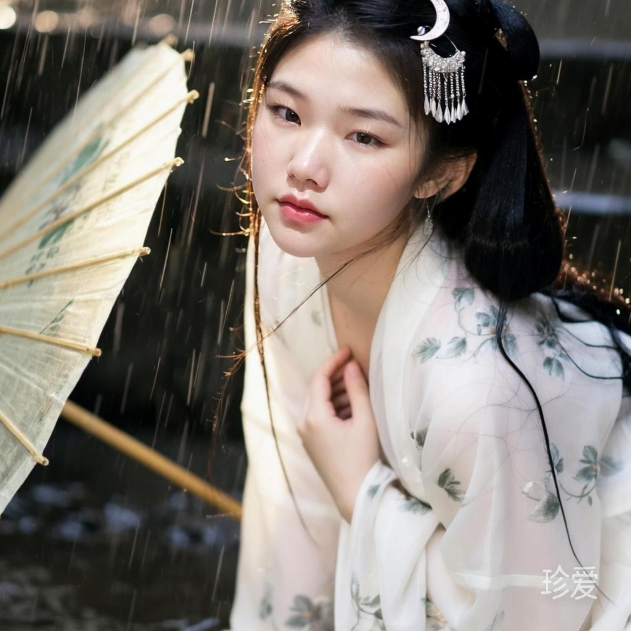 夜雨听风秋意浓
