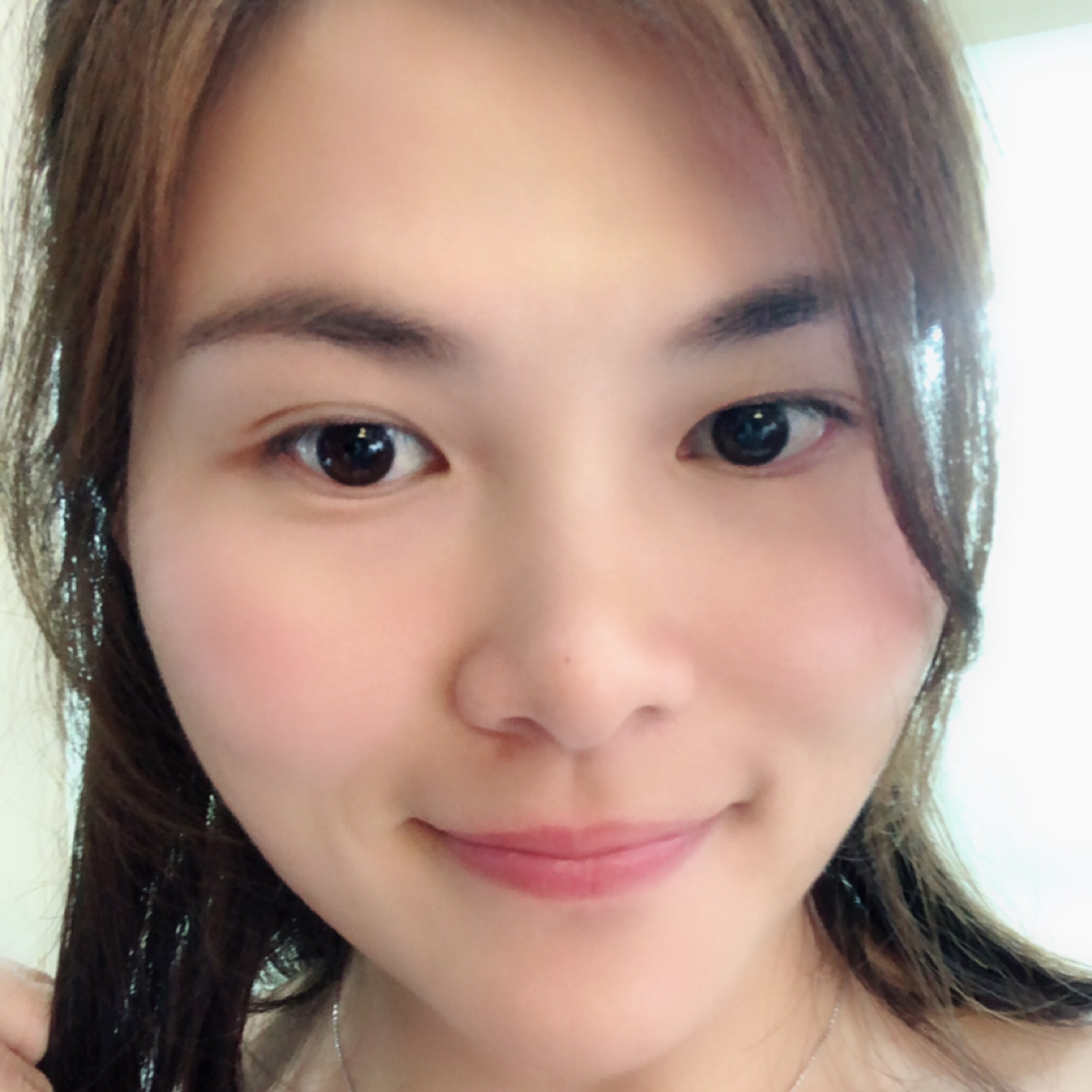 懒懒的微笑