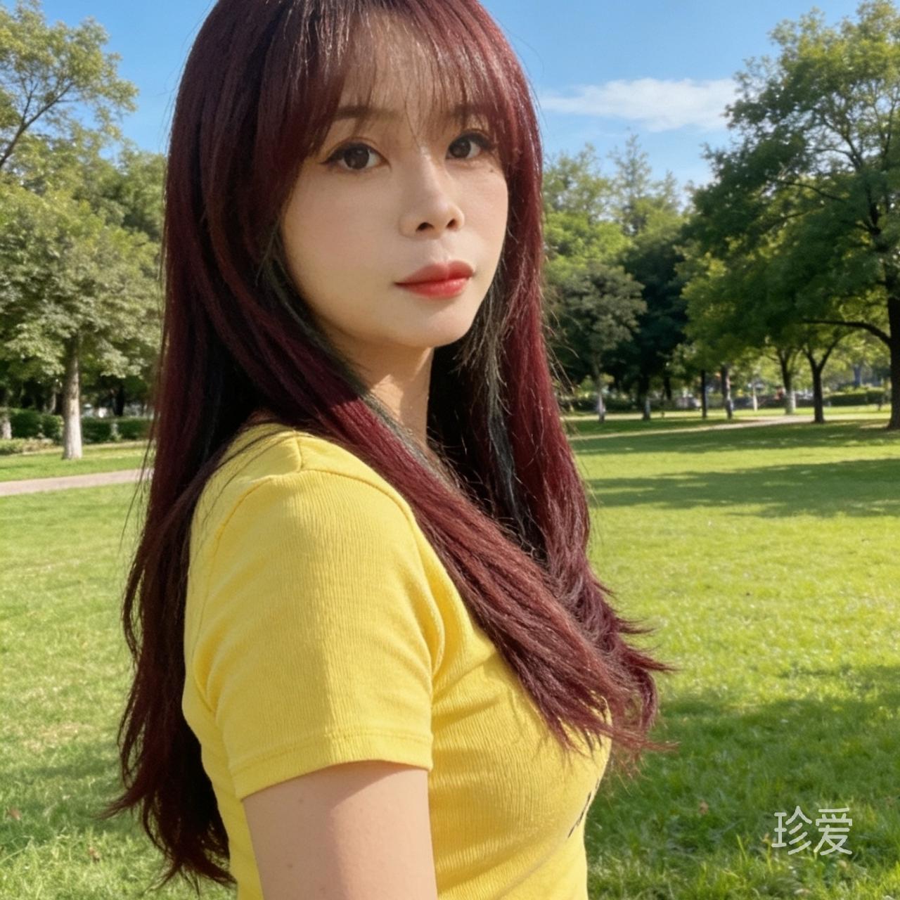 桃羞杏让