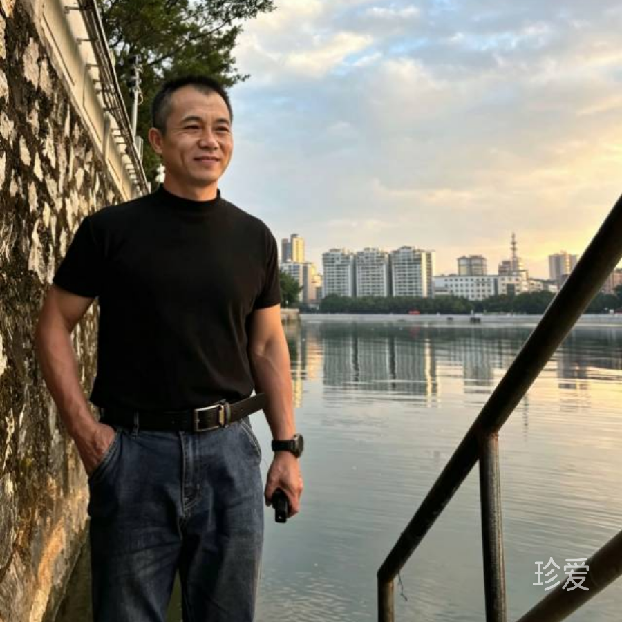 日落的拥抱