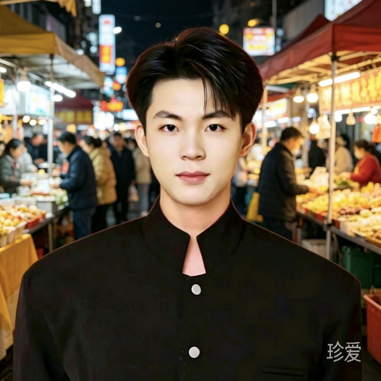 一脸沧桑去望北