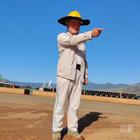 南泥灣的雕絲陀螺