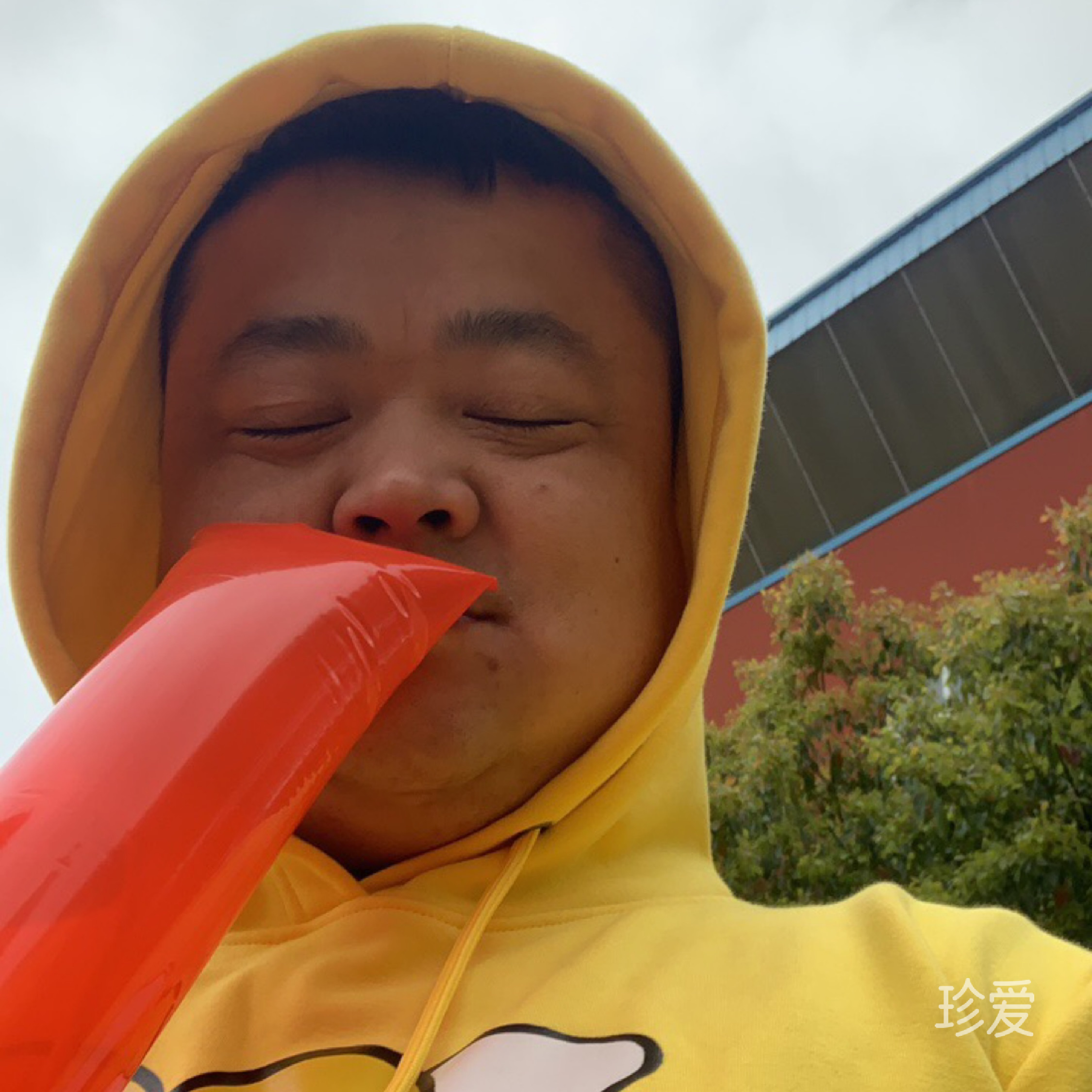 雨后的彩虹在綻放