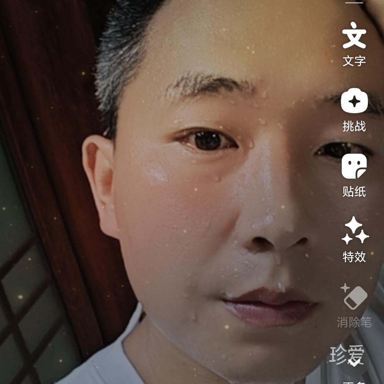笑看蓝天