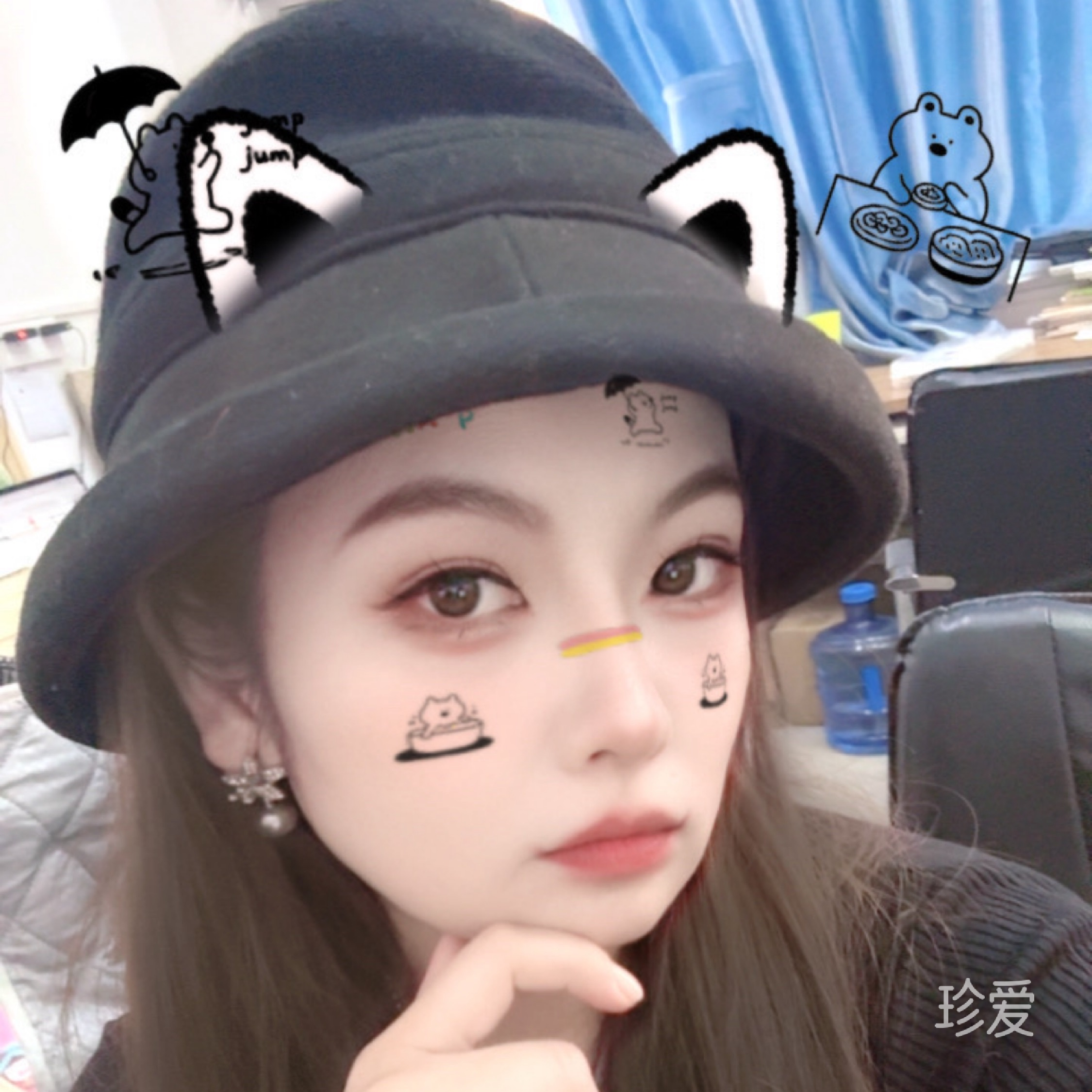 夜落花台雨纷飞