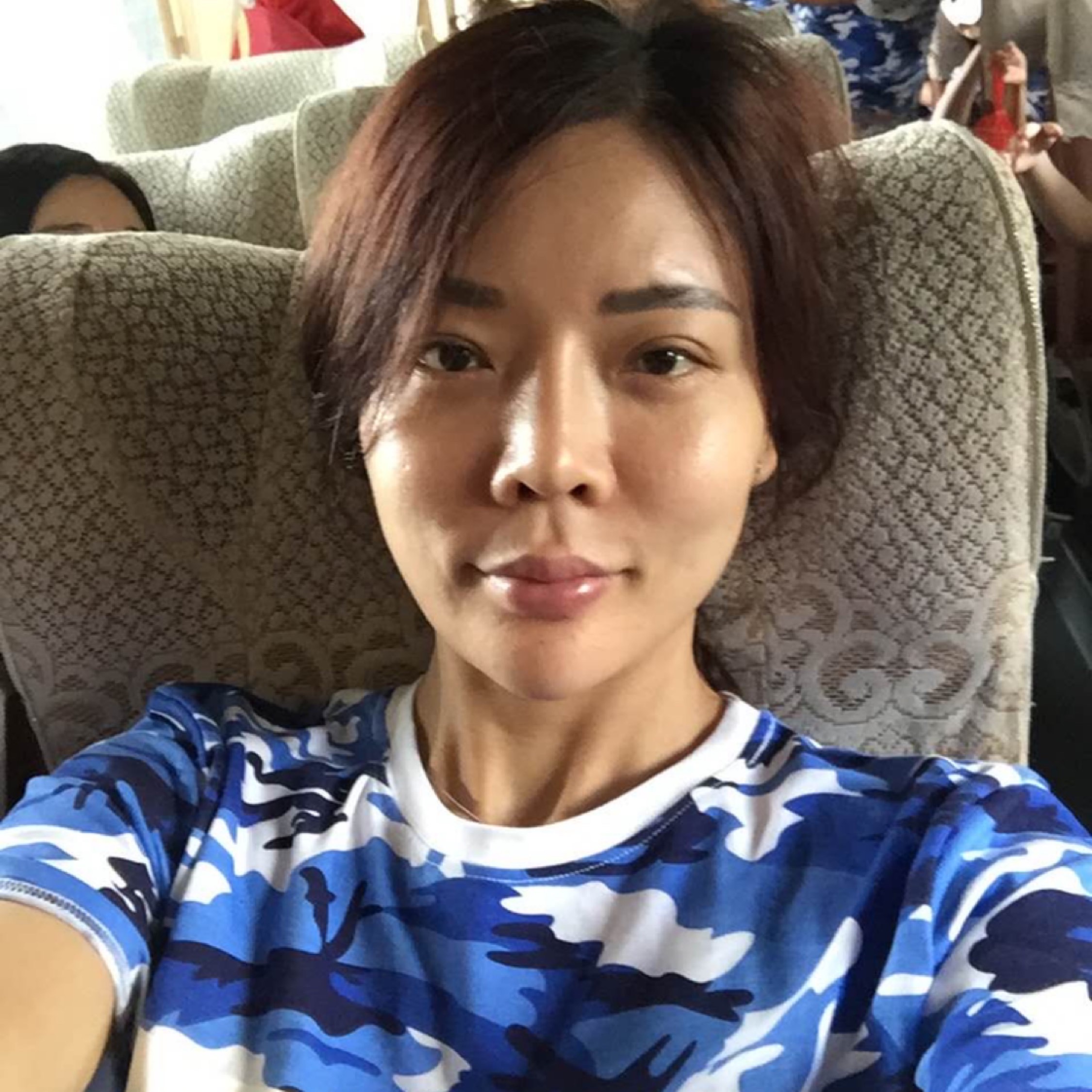 太陽曬的有點累