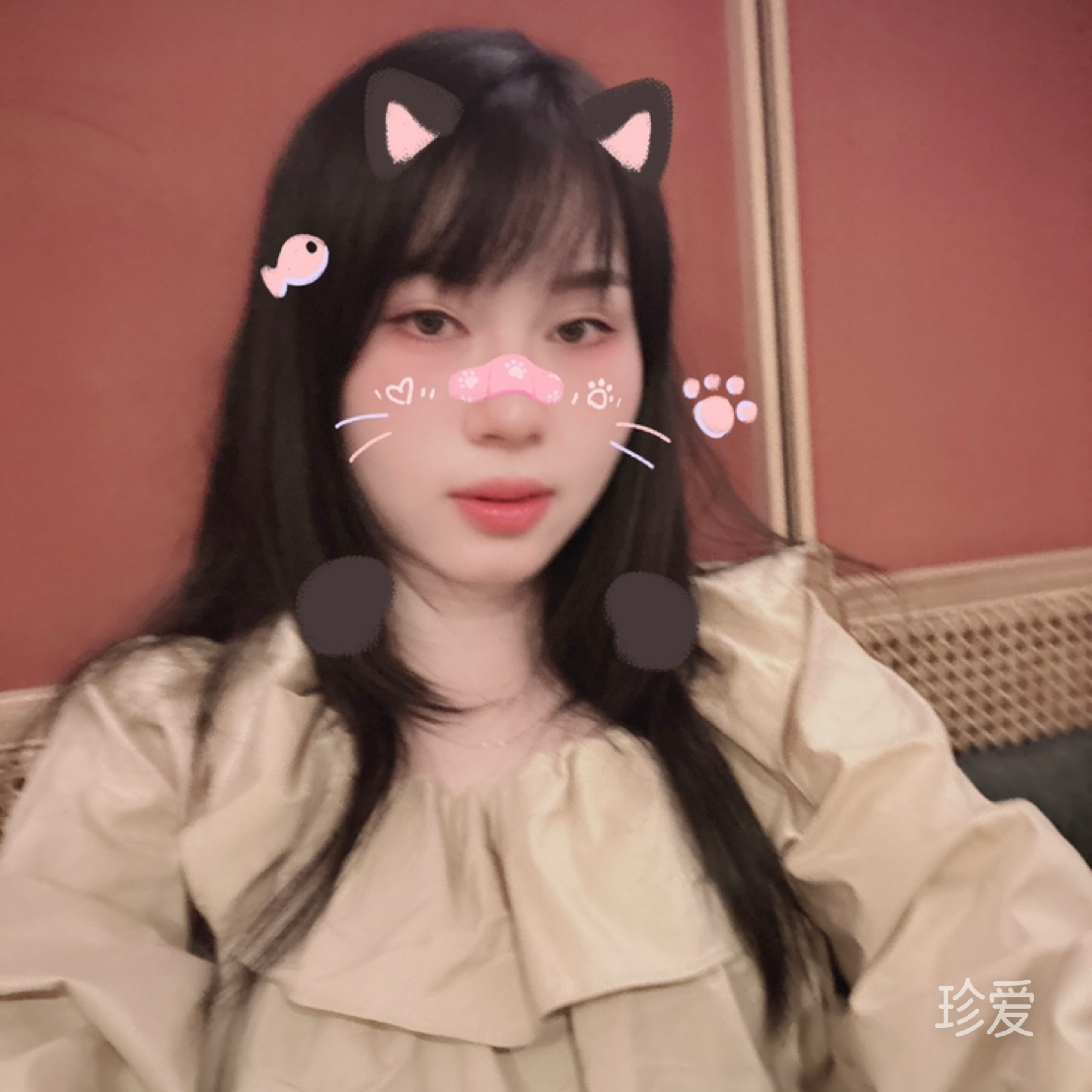 粉色冰淇淋
