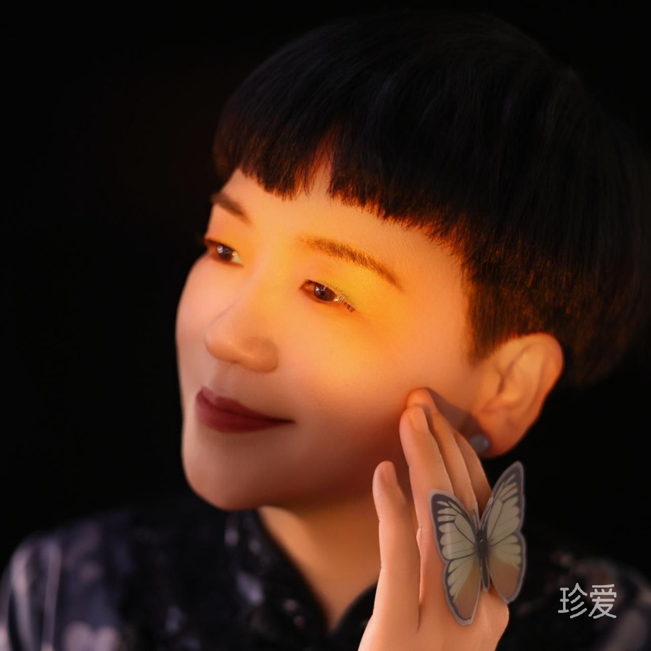 抚琴观海叹人生