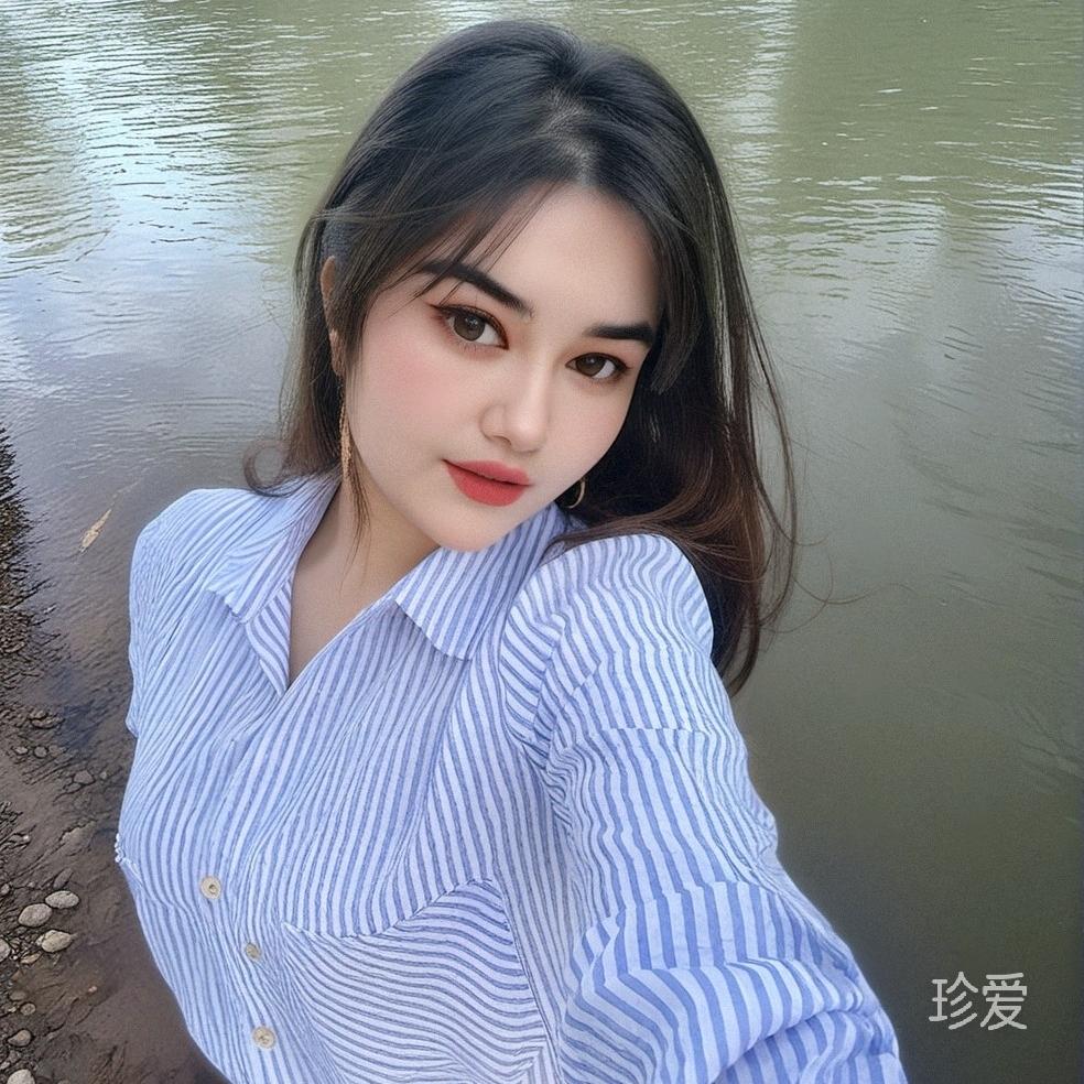 笑顏如花的女子