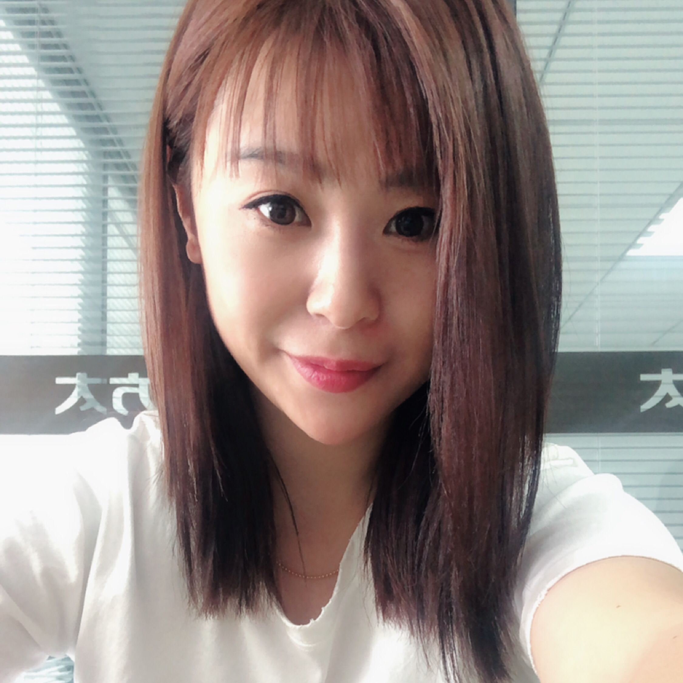 當你的眼睛瞇著笑