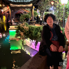 夜空上的流星雨