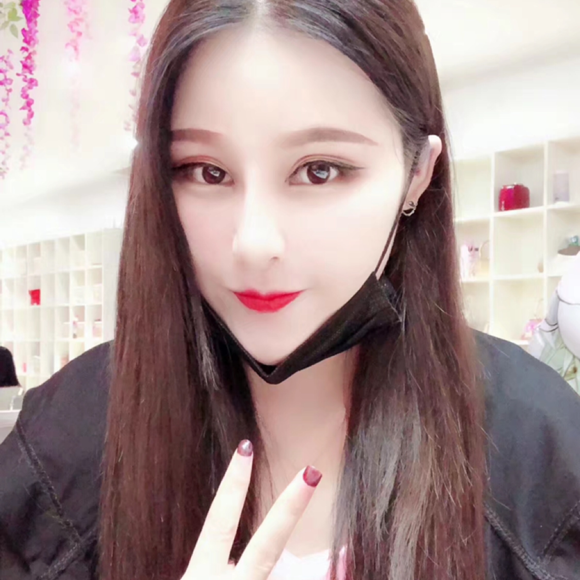 許愿中濕了眼眸